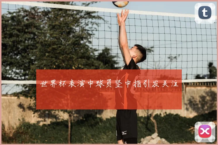 世界杯表演中球员竖中指引发关注